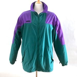 ColombiaTeal Purple Ski Jacket Vintage